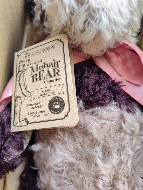 Boyds Bears- Mohair Panda - Bamboo Bearington Large 16 inch in Box With Tags - Picture 3 of 5